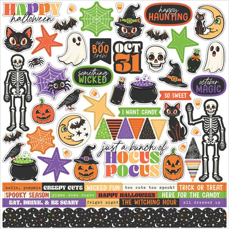 Echo Park Halloween Parade - Element Stickers