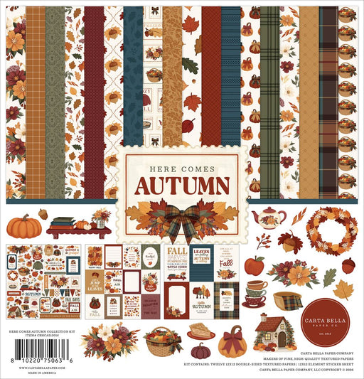 Carta Bella Here Comes Autumn - 12x12 Collection Kit