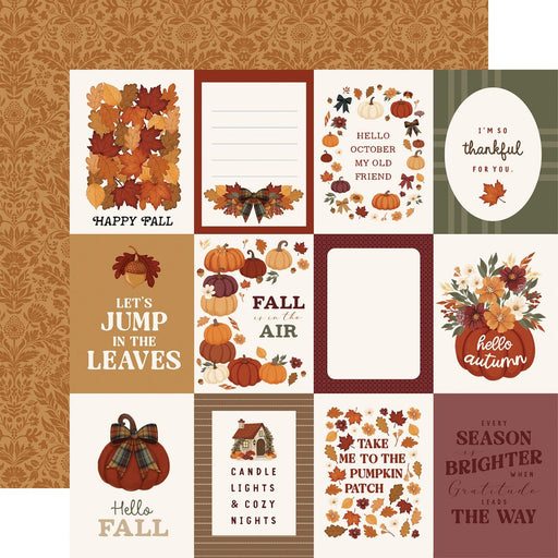 Carta Bella Here Comes Autumn - 3x4 Journaling Cards
