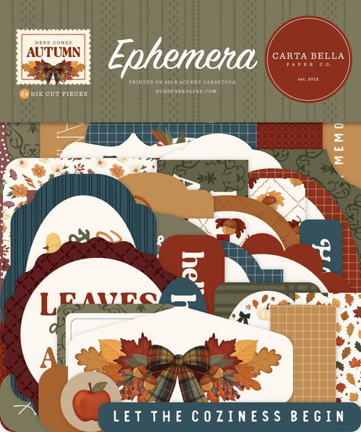 Carta Bella Here Comes Autumn - Ephemera