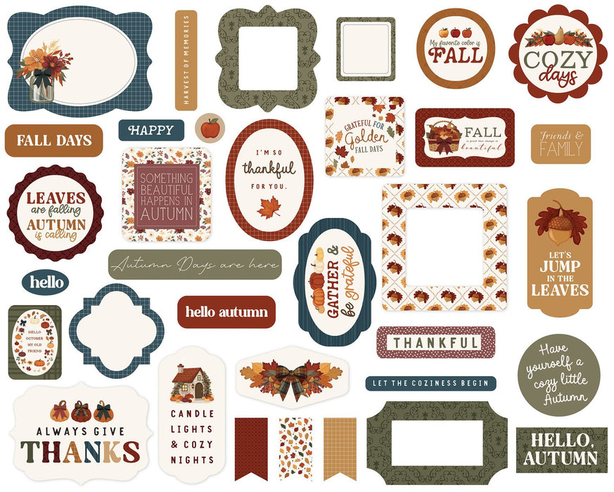Carta Bella Here Comes Autumn - Ephemera