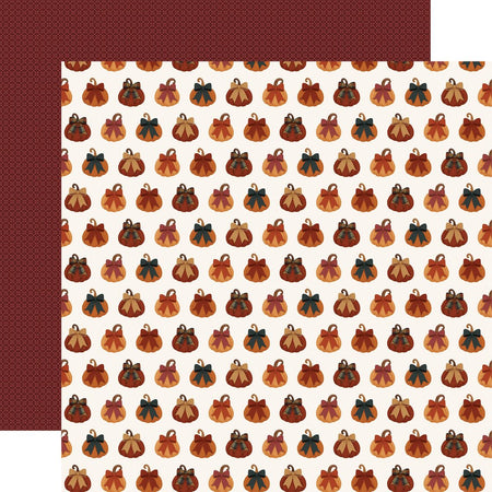 Carta Bella Here Comes Autumn - Tied In A Bow Pumpkins