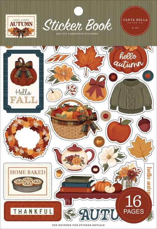 Carta Bella Here Comes Autumn - Sticker Book
