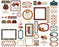 Carta Bella Here Comes Autumn - Ephemera Frames & Tags