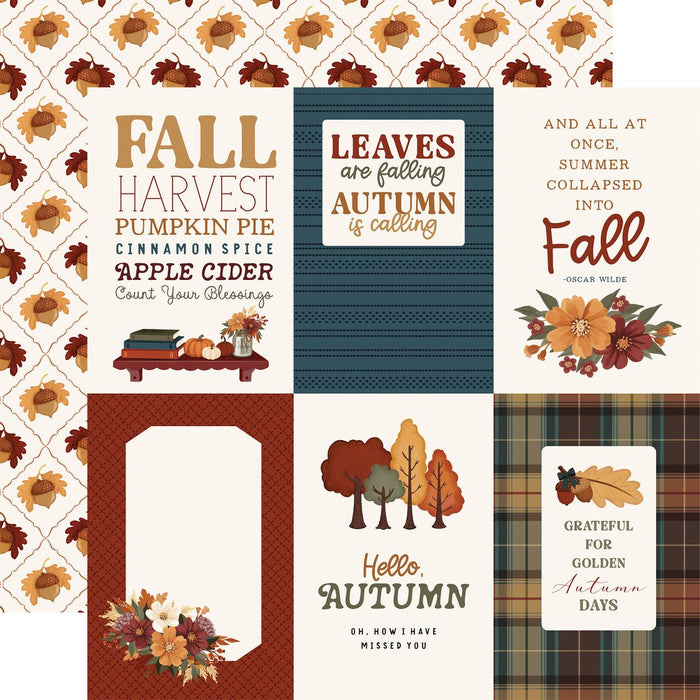 Carta Bella Here Comes Autumn - 4x6 Journaling Cards