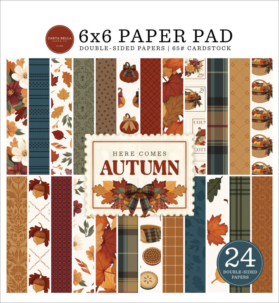 Carta Bella Here Comes Autumn - 6x6 Pad