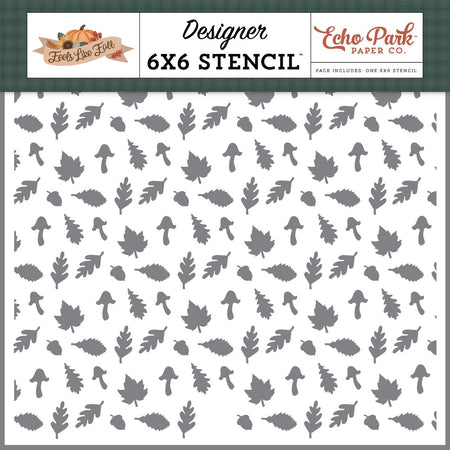 Echo Park Feels Like Fall - Autumn Scatter Stencil