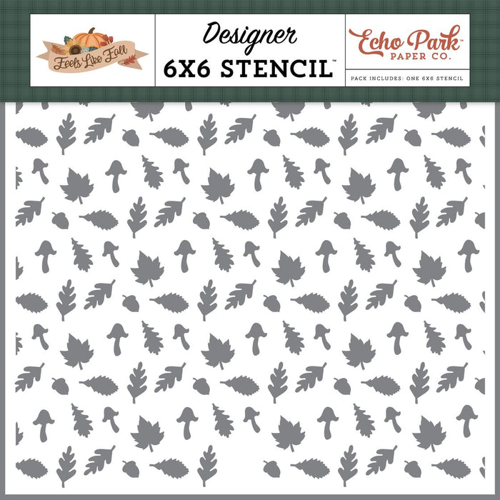 Echo Park Feels Like Fall - Autumn Scatter Stencil