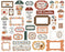 Echo Park Feels Like Fall - Ephemera Frames & Tags