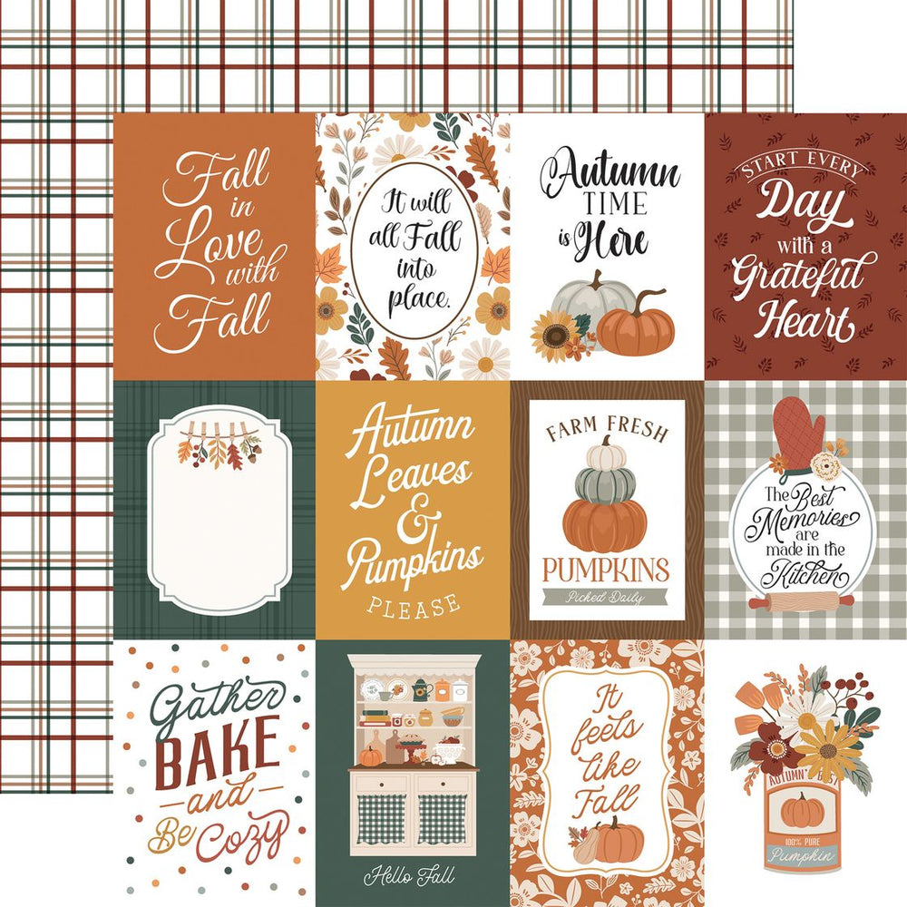 Echo Park Feels Like Fall - 3x4 Journaling Cards