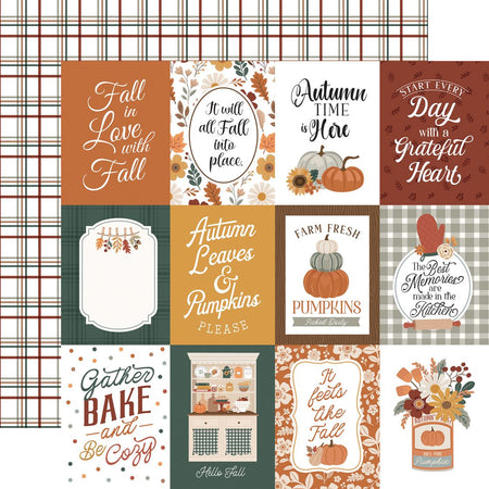 Echo Park Feels Like Fall - 3x4 Journaling Cards