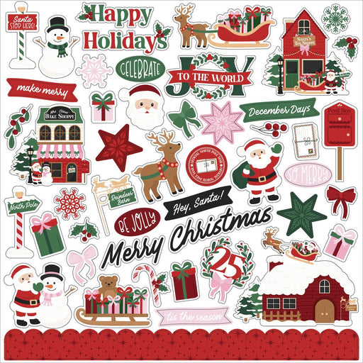 Echo Park North Pole Christmas - Element Stickers