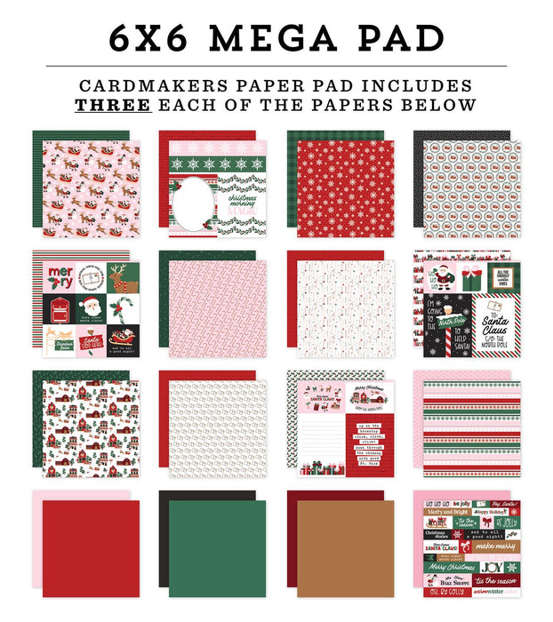 Echo Park North Pole Christmas - 6x6 Mega Pad