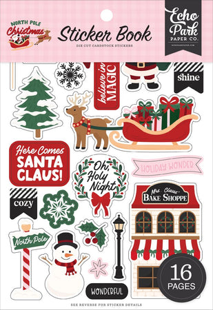 Echo Park North Pole Christmas - Sticker Book