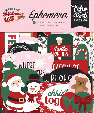Echo Park North Pole Christmas - Ephemera Icons
