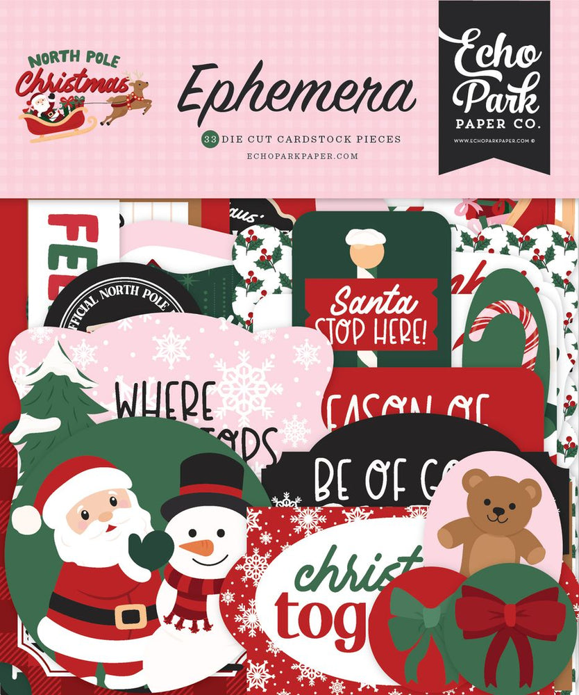Echo Park North Pole Christmas - Ephemera Icons