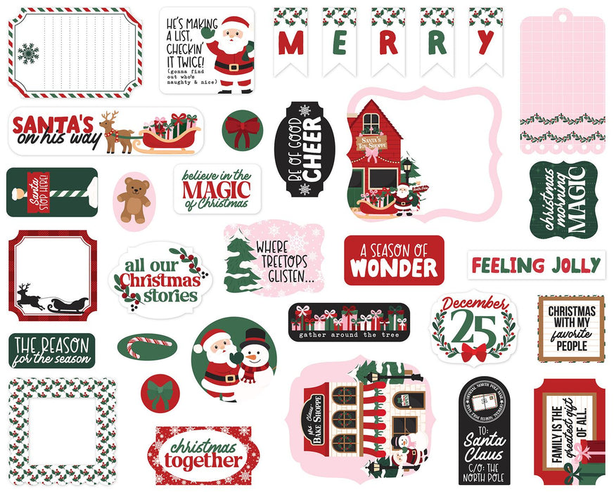 Echo Park North Pole Christmas - Ephemera Icons