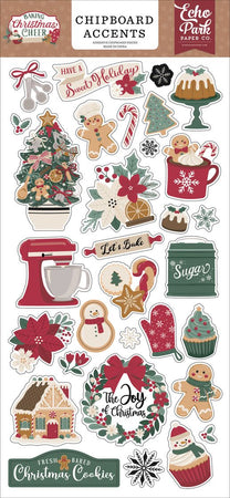 Echo Park Baking Christmas Cheer - Chipboard Accents