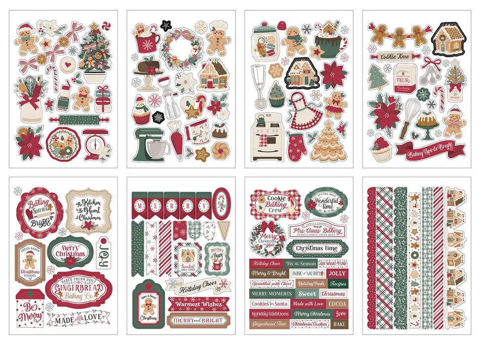 Echo Park Baking Christmas Cheer - Sticker Book