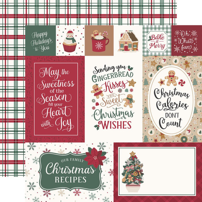 Echo Park Baking Christmas Cheer - Baking Journaling Cards