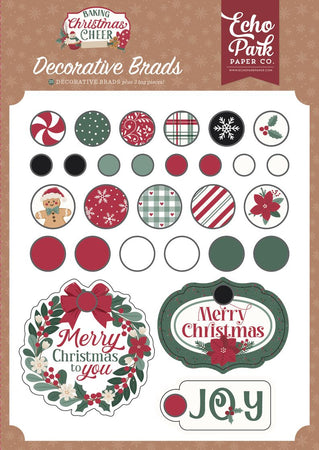 Echo Park Baking Christmas Cheer - Decorative Brads