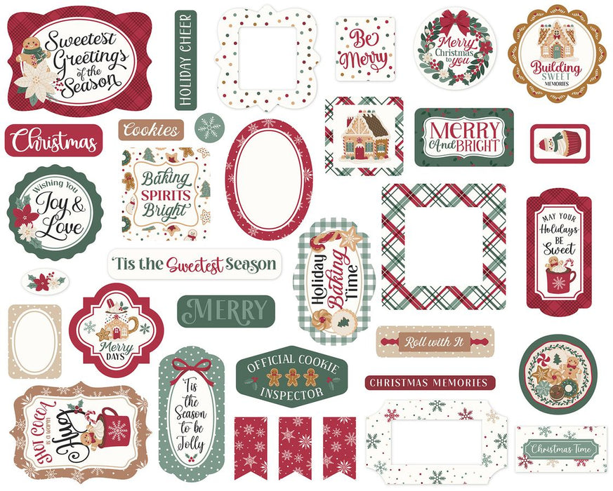 Echo Park Baking Christmas Cheer - Ephemera Icons