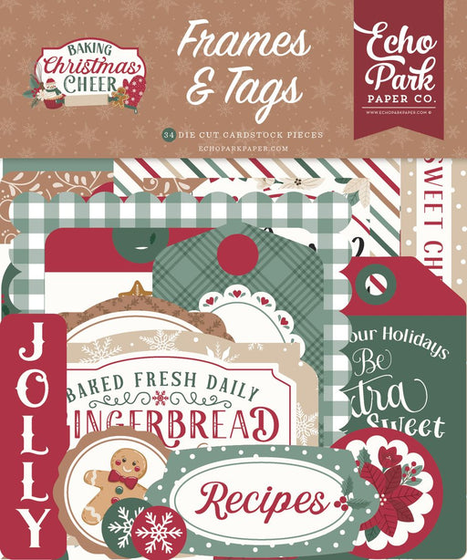 Echo Park Baking Christmas Cheer - Ephemera Tags & Frames