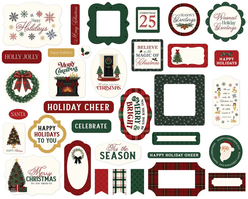 Carta Bella Classic Christmas - Ephemera Icons