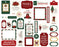 Carta Bella Classic Christmas - Ephemera Tag & Frames