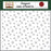 Carta Bella Classic Christmas - Season's Greetings Snowflakes Stencil