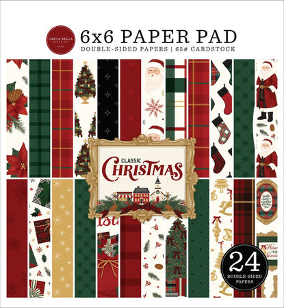 Carta Bella Classic Christmas - 6x6 Pad