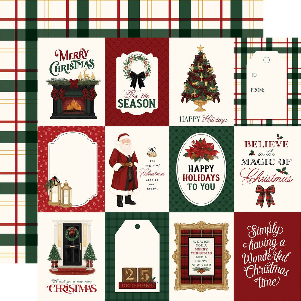 Carta Bella Classic Christmas - 3x4 Journaling Cards