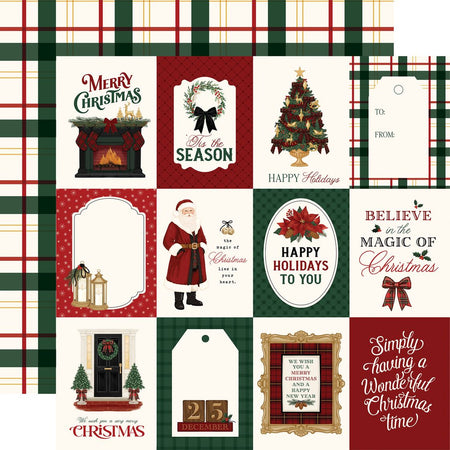 Carta Bella Classic Christmas - 3x4 Journaling Cards