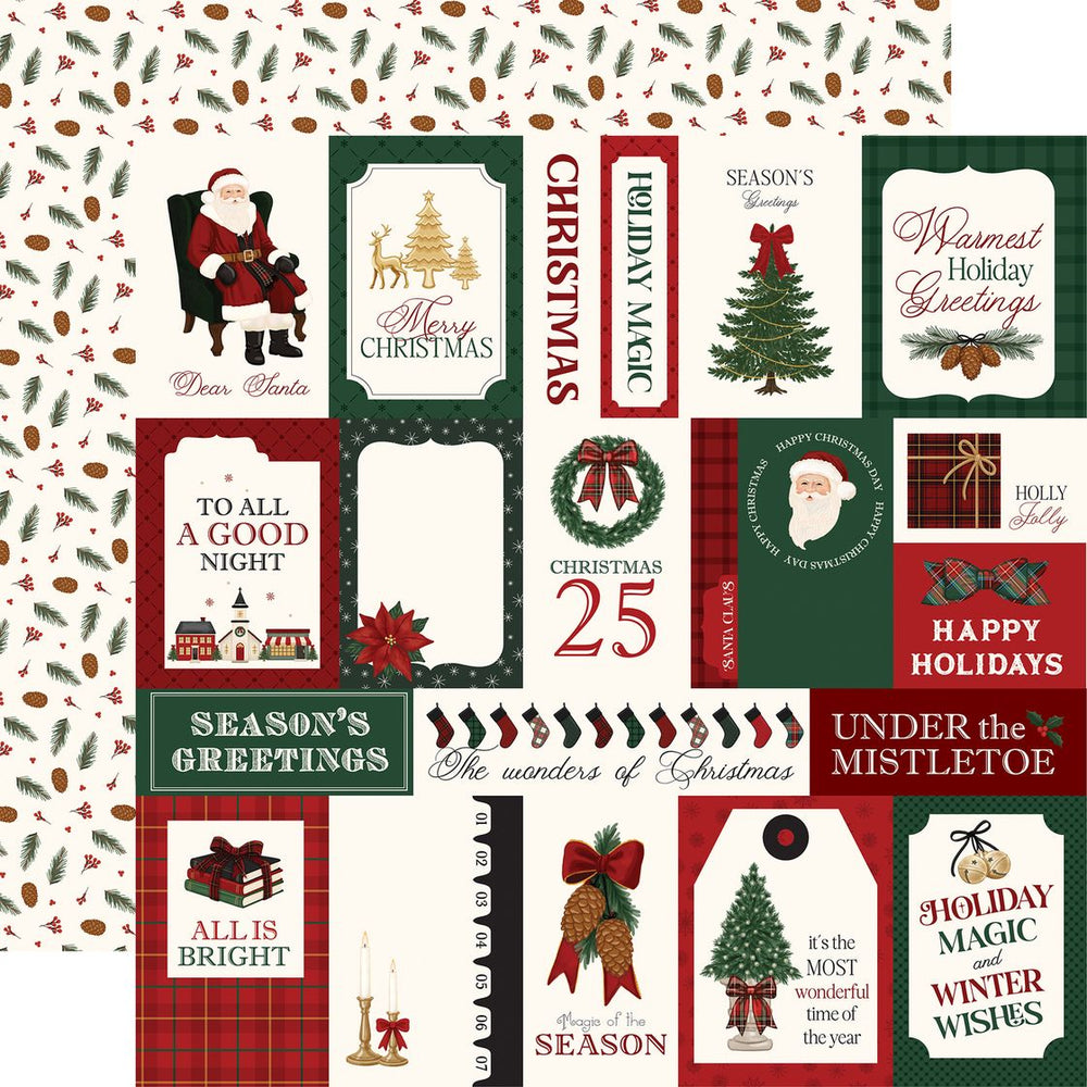 Carta Bella Classic Christmas - Multi Journaling Cards