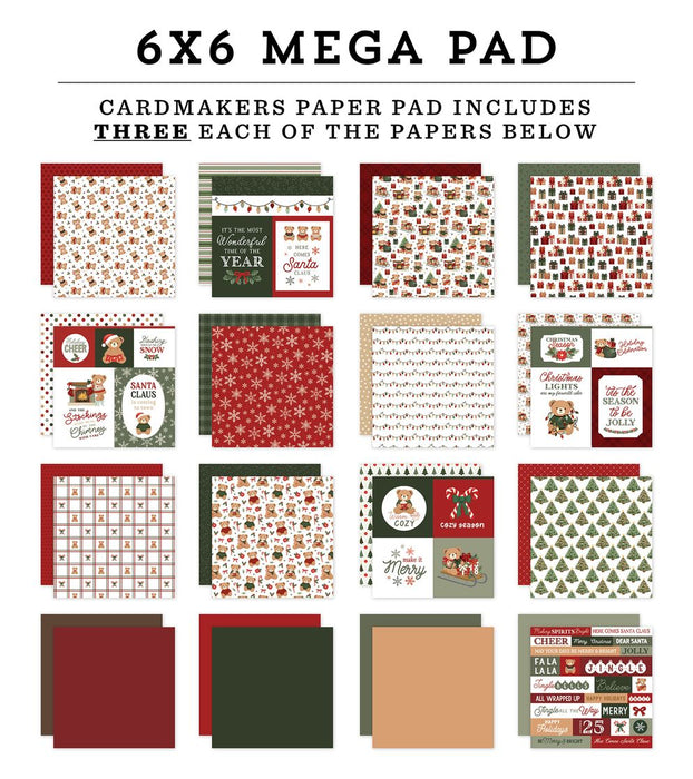 Carta Bella Have A Beary Christmas - 6x6 Mega Pad