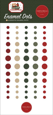 Carta Bella Have A Beary Christmas - Enamel Dots