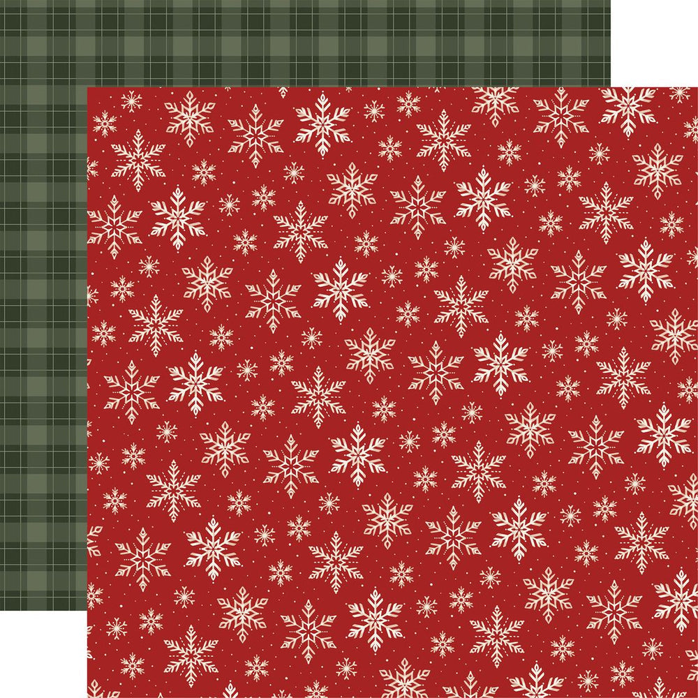Carta Bella Have A Beary Christmas - Snuggly Snowflakes