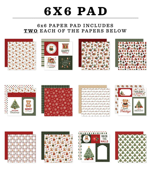 Carta Bella Have A Beary Christmas - 6x6 Pad