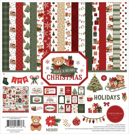 Carta Bella Have A Beary Christmas - 12x12 Collection Kit
