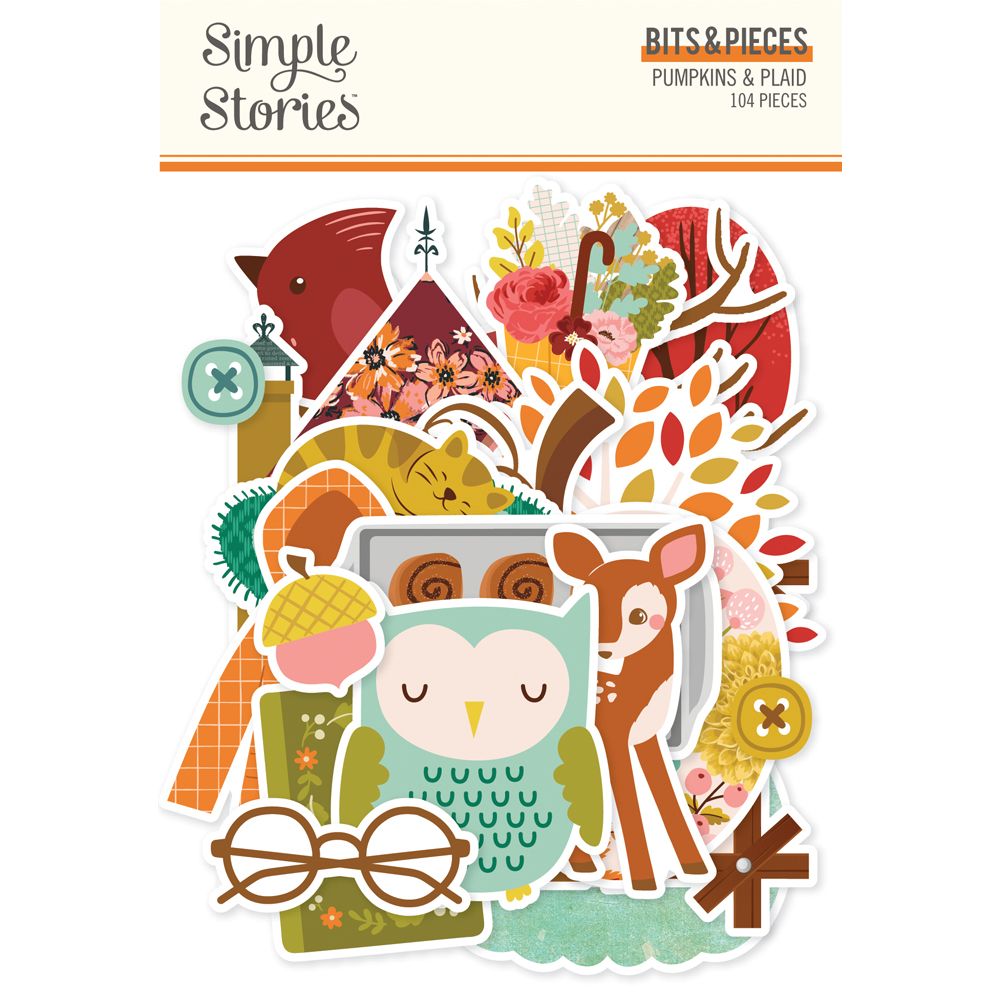 Simple Stories Pumpkins & Plaid - Bits & Pieces Die Cuts