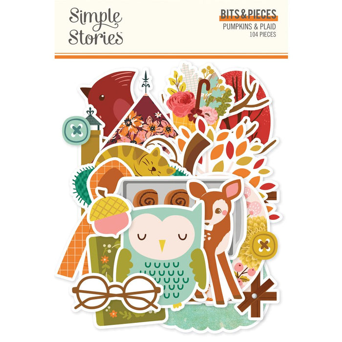 Simple Stories Pumpkins & Plaid - Bits & Pieces Die Cuts