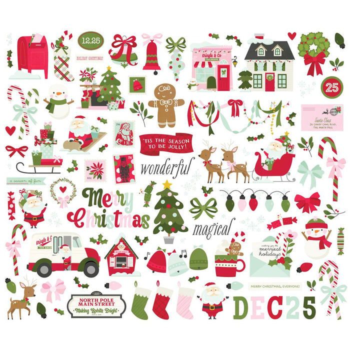 Simple Stories Kringle & Co. - Bits & Pieces Die Cuts