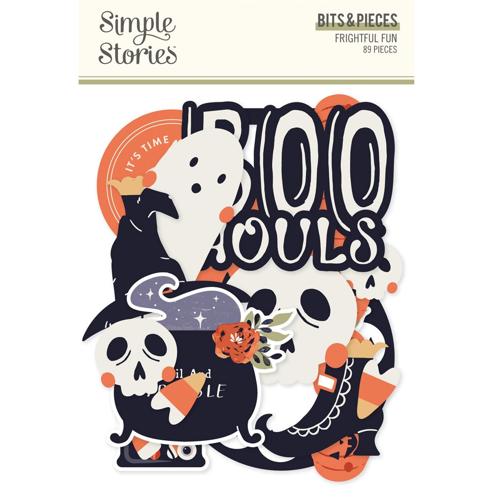 Simple Stories Frightful Fun - Bits & Pieces Die Cuts