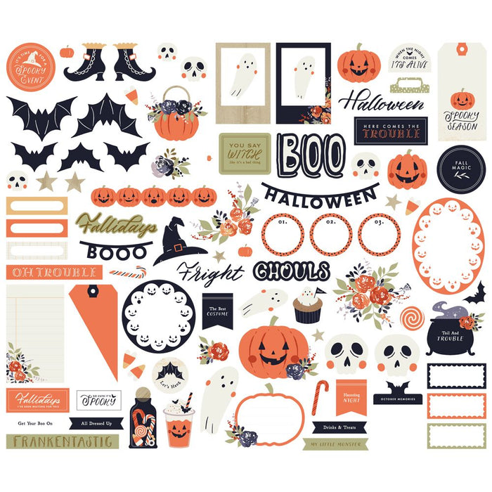 Simple Stories Frightful Fun - Bits & Pieces Die Cuts