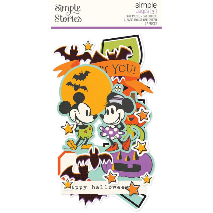 Simple Stories Say Cheese Classic Mouse Halloween - Page Pieces