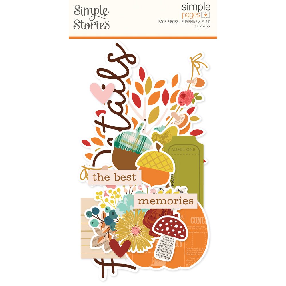 Simple Stories Pumpkins & Plaid - Page Pieces