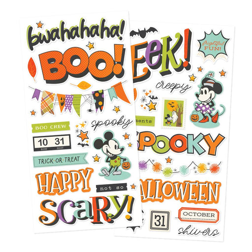 Simple Stories Say Cheese Classic Mouse Halloween - Foam Stickers