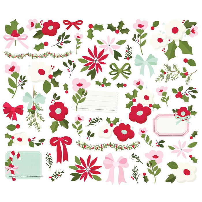 Simple Stories Kringle & Co. - Floral Bits & Pieces