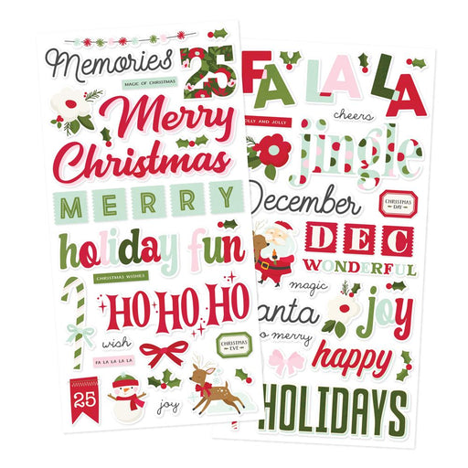 Simple Stories Kringle & Co. - Foam Stickers