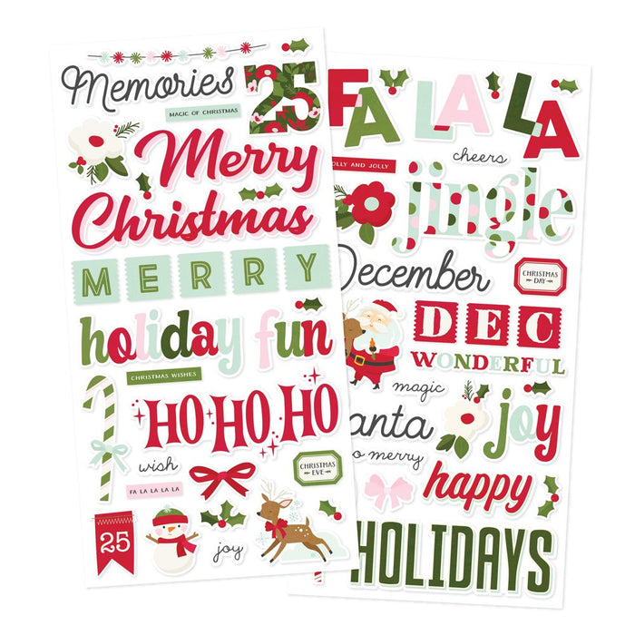 Simple Stories Kringle & Co. - Foam Stickers
